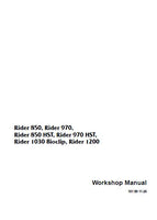 Husqvarna Rider 850 HST Service Repair Manual