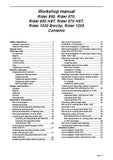 Husqvarna Rider 850 HST Service Repair Manual