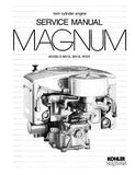 Kohler Magnum MV18 Twin Cylinder Engine Service Repair Manual
