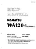Komatsu WA120-3 (EU SPEC.) Wheel Loader Service Repair Manual SN:53001 and up
