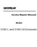 Caterpillar Cat 319D LN Excavator (Prefix FMH) Service Repair Manual (FMH00001 and up)