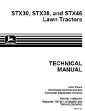 JOHN DEERE STX30 LAWN GARDEN TRACTOR Service Repair Manual