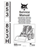 BOBCAT 853 SKID STEER LOADER Service Repair Manual S/N 509711001-509717999