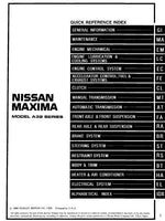 1997 Nissan Maxima Service Repair Manual