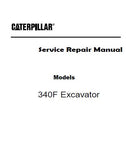 Caterpillar Cat 340F Excavator (Prefix SGH) Service Repair Manual (SGH00001 and up)