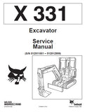 BOBCAT 331 COMPACT EXCAVATOR Service Repair Manual