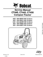 BOBCAT CT440, CT445, CT450 COMPACT TRACTOR Service Repair Manual S/N AKBP11001 AND Above