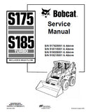 BOBCAT S185 SKID STEER LOADER Service Repair Manual S/N 518115001 & Above