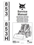BOBCAT 853H SKID STEER LOADER Service Repair Manual S/N 512815001-512815999