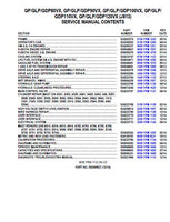 YALE J813 GP-GLP-GDP 90VX LIFT TRUCK Service Repair Manual