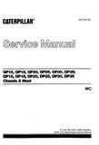 CATERPILLAR CAT DP30 MC FORKLIFT LIFT TRUCKS CHASSIS AND MAST Service Repair Manual