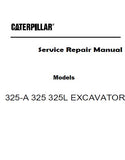 Caterpillar Cat 325 TRACK TYPE EXCAVATOR (Prefix 5WK) Service Repair Manual (5WK00001 and up)