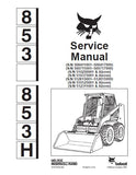 BOBCAT 853 SKID STEER LOADER Service Repair Manual S/N 510375001 & Above
