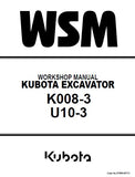 KUBOTA U10-3 MICRO EXCAVATOR Service Repair Manual