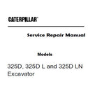 Caterpillar Cat 325D Excavator (Prefix GPB) Service Repair Manual (GPB00001 and up)