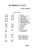 Terex Schaeff HR 1.5 HR1.5 Mini Excavator Service Repair Manual