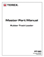 Terex Posi-Track PT 80 Track Loader Parts Catalogue Manual