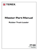 Terex Posi-Track PT 80 Track Loader Parts Catalogue Manual