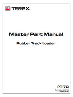 Terex Posi-Track PT 70 Track Loader Parts Catalogue Manual