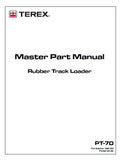 Terex Posi-Track PT 70 Track Loader Parts Catalogue Manual