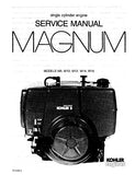 Kohler Magnum M10 Single Cylinder Engine Service Repair Manual