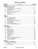 Caterpillar Cat TH336 TH337 TH406 TH407 Telehandler Parts Catalogue Manual (SN: TBY00100 & After)