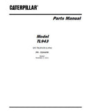 Caterpillar Cat TL943 Telehandler Parts Catalogue Manual (SN: TBL00100 and After)