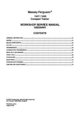 Massey Ferguson 1552 Compact Tractor Service Repair Manual