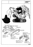 Komatsu H185S Hydraulic Shovel Service Repair Manual (SN: 6081)