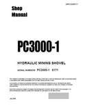 Komatsu PC3000-1 Hydraulic Mining Shovel Service Repair Manual (SN: 6171)
