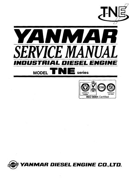 Yanmar 4TNE84T Industrial Diesel Engine Service Repair Manual