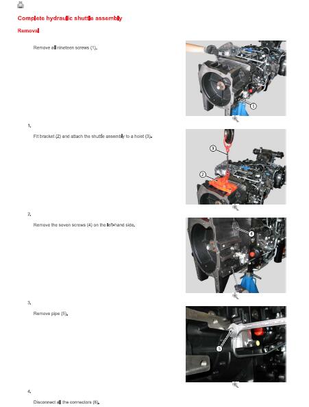 SAME iron³ 190 dcr tier 3 TRACTOR Service Repair Manual (SN: zkds7802w0ls10010 AND UP)
