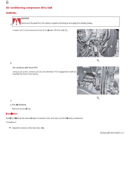 SAME silver³ 100 TRACTOR Service Repair Manual (SN: 15001 and up)