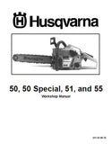 Husqvarna 55 Chainsaw Service Repair Manual