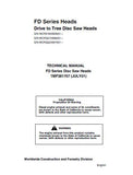 John Deere FD21 Heads Drive to Tree Disc Saw Heads Service Repair Manual (tmf381707)