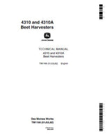 John Deere 4310A Beet Harvesters Service Repair Manual (tm1166)