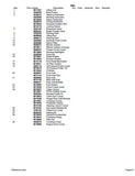 Takeuchi TW50 Wheel Loader Parts Catalogue Manual (SN: E105833 and up)