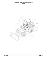 Takeuchi TW60 Wheel Loader Parts Catalogue Manual (SN: E106776 and up)