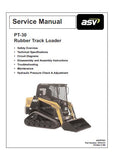ASV Posi-Track PT-30 Track Loader Service Repair Manual