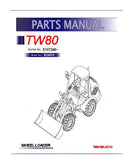 Takeuchi TW80 Wheel Loader Parts Catalogue Manual (SN: E107240 and up)