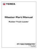 Terex Posi-Track PT 100 Forestry Track Loader Parts Catalogue Manual
