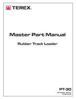 Terex Posi-Track PT30 Track Loader Parts Catalogue Manual