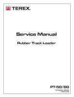 Terex Posi-Track PT-50 Track Loader Service Repair Manual