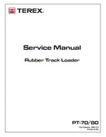 Terex Posi-Track PT-70 Track Loader Service Repair Manual