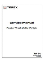 Terex ST-50 Tracked Utility Vehicle Service Repair Manual