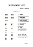 Terex Schaeff SKS 634 SKS634 Wheel Loader Service Repair Manual