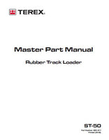 Terex ST 50 Tracked Utility Vehicle Master Parts Catalogue Manual