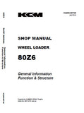 Kawasaki 80Z6 WHEEL LOADER Service Repair Manual (Serial No. 80C7-0101 and up)