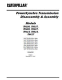 Caterpillar Cat H407 Telehandler Service Repair Manual S/N TBY00100 and After