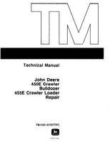 John Deere 450E Crawler Bulldozer Service Repair Manual (TM1330)